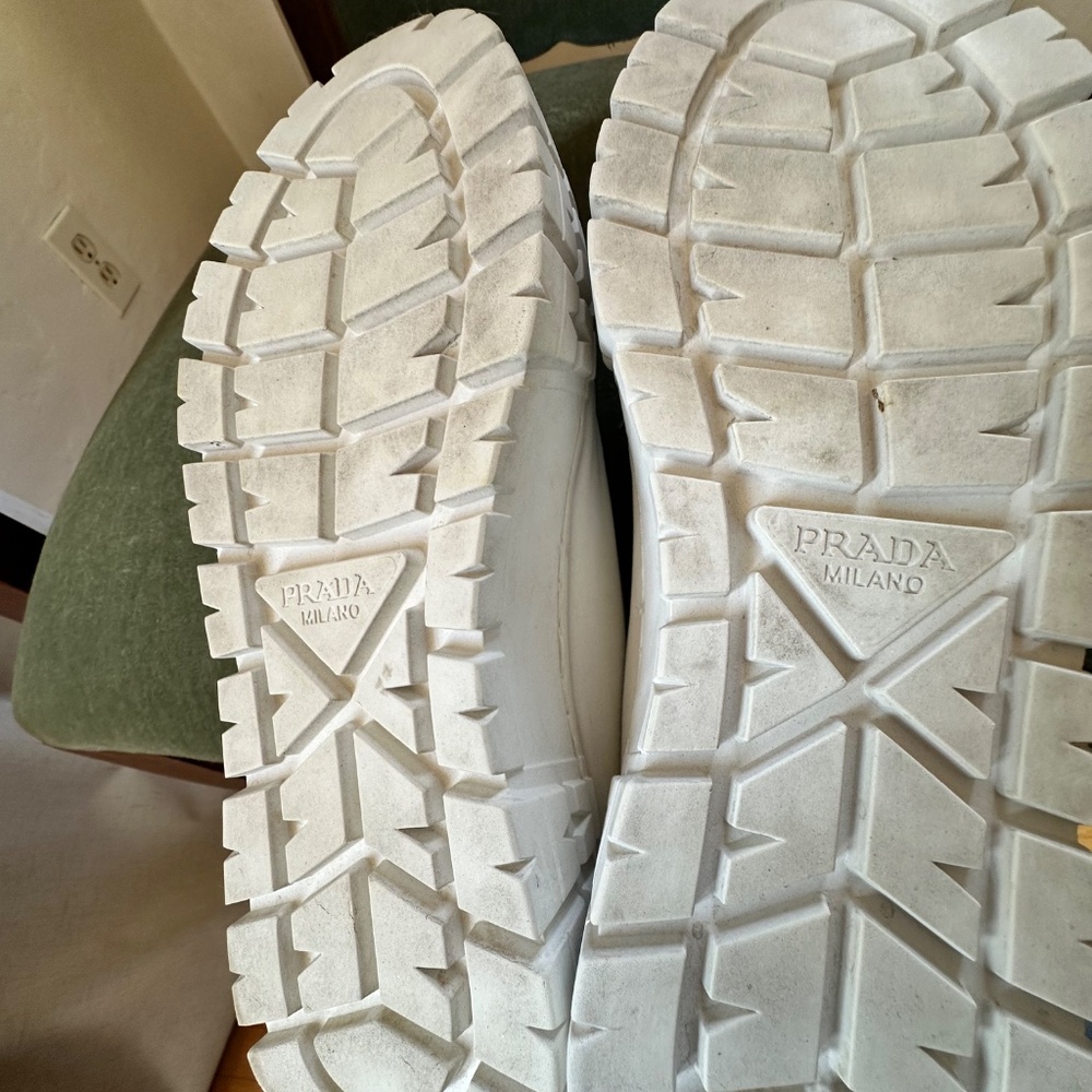 Prada White Sneakers - Picture 6 of 9